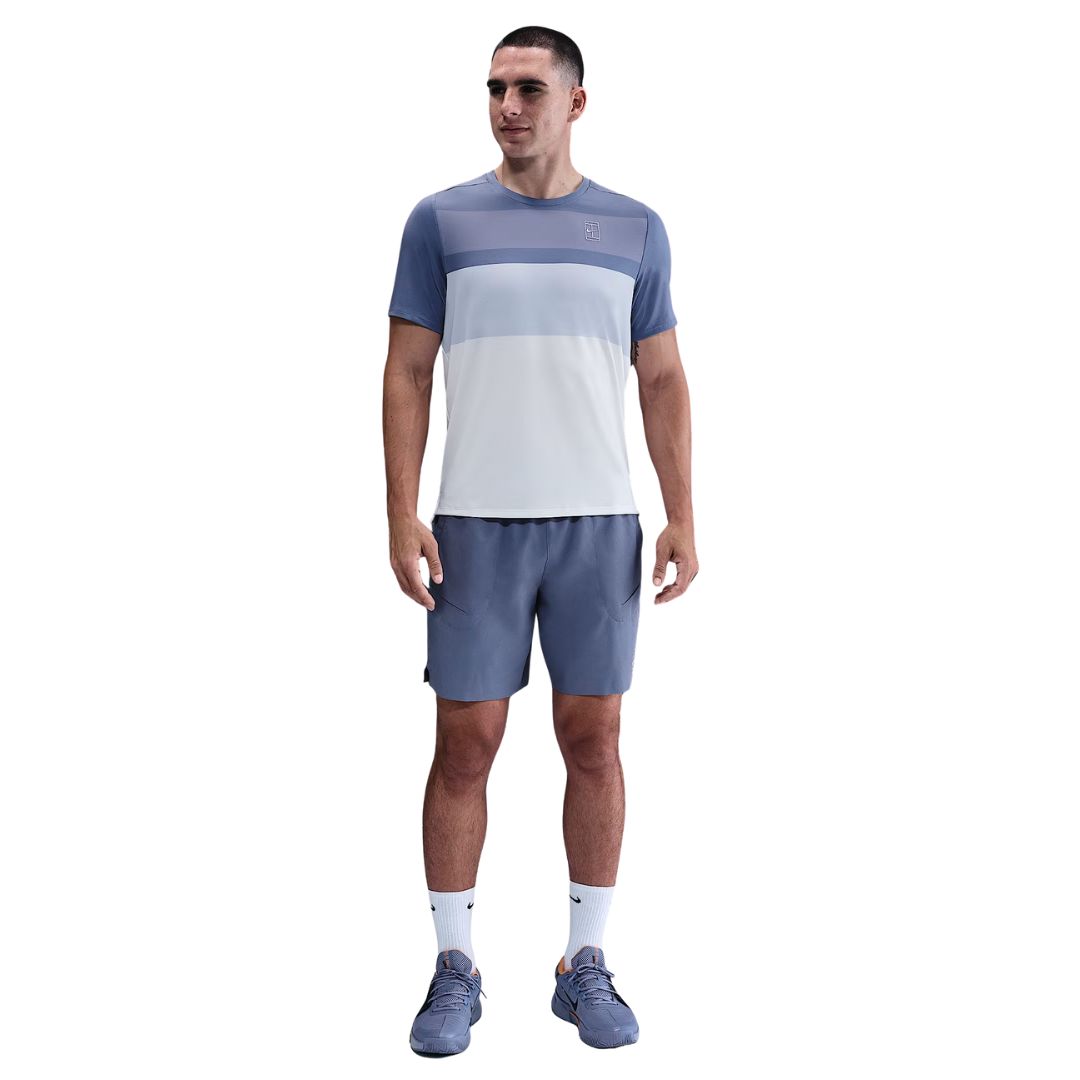 Nike Court Advantage T-shirt World Indigo/White